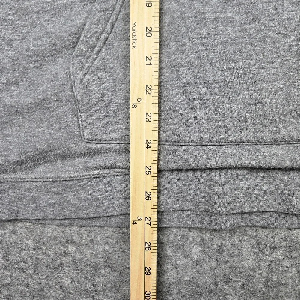 Nike Sportswear Spellout Womens Size XL Gray Funnel Neck Pullover Sweatshirt - Picture 6 of 11